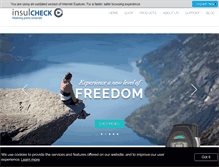 Tablet Screenshot of insulcheck.com